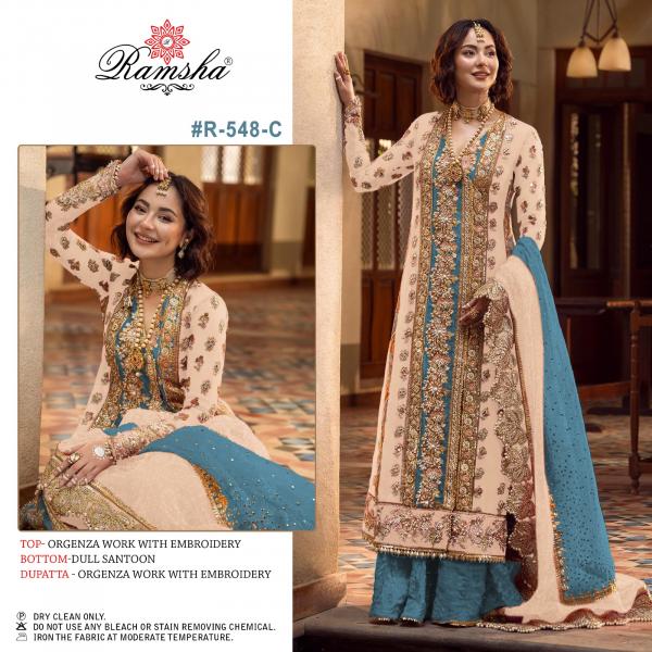 Ramsha R 548 Nx Festice New Designer Paistani Suit Collection